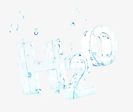 水花特效H2O水分子免抠