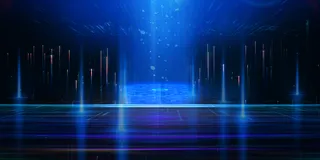 流光舞台空间感背景图高清商务科技背景