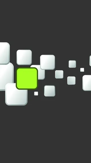 灰色背景下的立体空间正方体H5背景高清