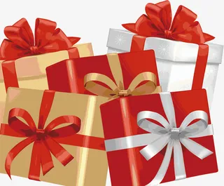 礼盒堆装饰图案免抠素材免抠
