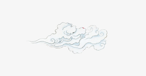 祥云底纹免抠
