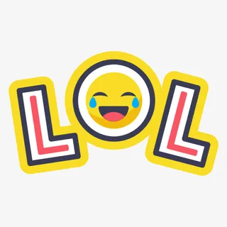 彩色撸啊撸字体设计免抠