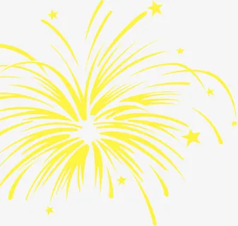 开业海报黄色星星礼花免抠 开业海报黄色星星礼花免抠