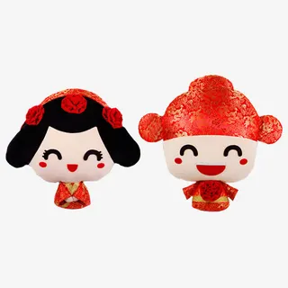 新人可爱小人公仔免抠