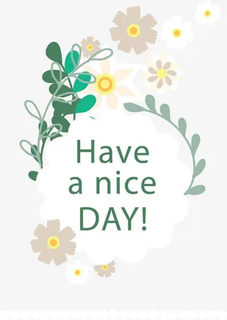 美丽春花花丛海报免抠