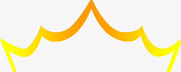 皇冠彩带装饰素材免抠