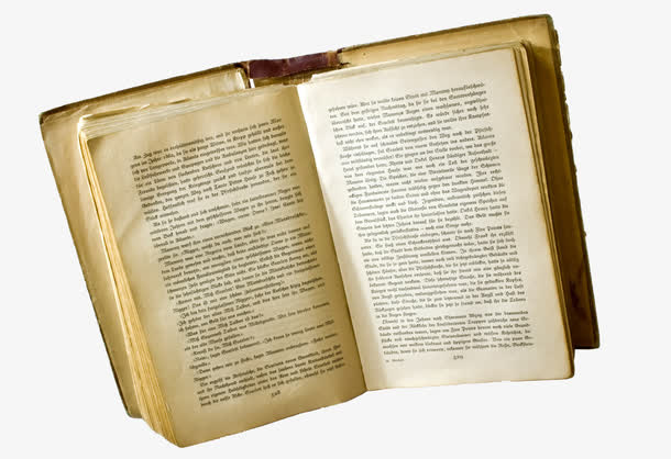 破旧的书籍免抠