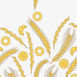 金黄的风景免抠