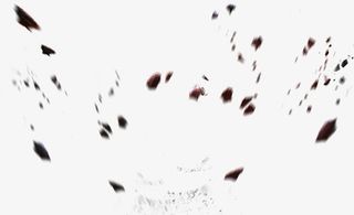 降落的碎石 下落黑色石块png素材免抠