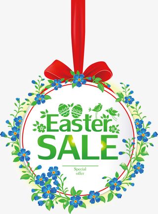 创意绿叶相框免抠标签元素