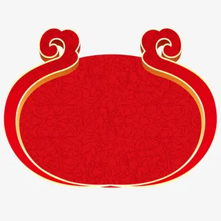 中国风边框免抠