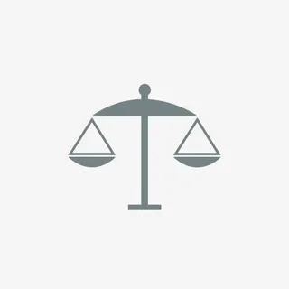 手绘扁平天平免抠