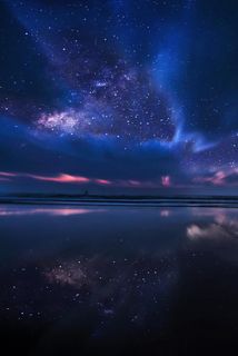 唯美星空星辰夜空免抠背景其他元素