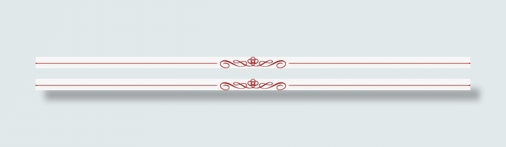 红色简约大方边框免抠