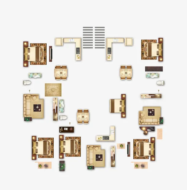 户型图家具免抠