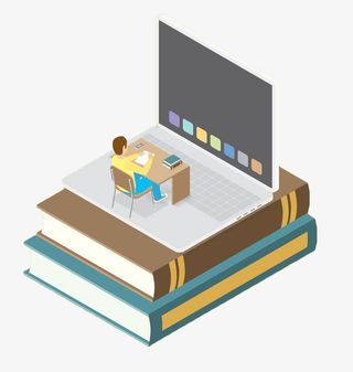 手绘网络视频教学免抠