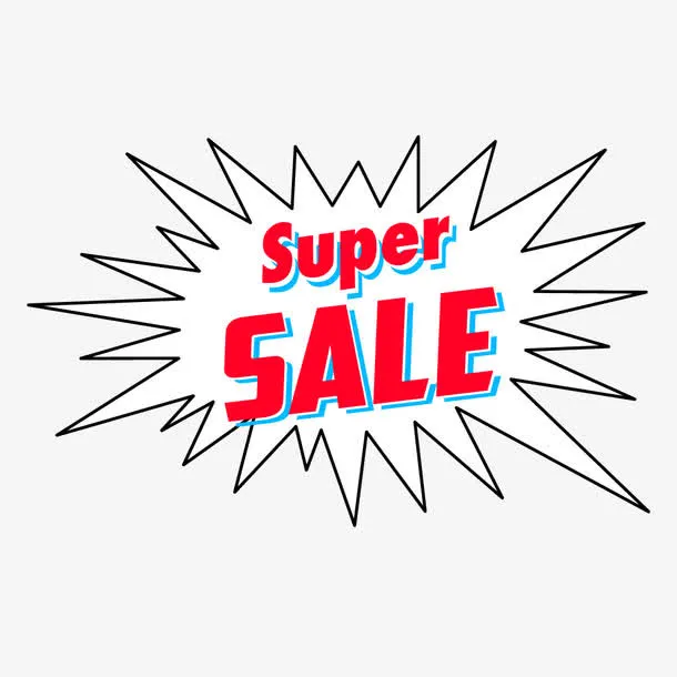 SALE促销活动标签免抠