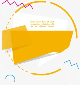 黄色淘宝标签免抠