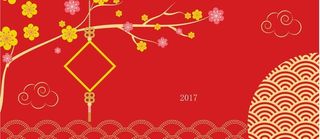 中国风红色中国结喜庆拜年背景高清