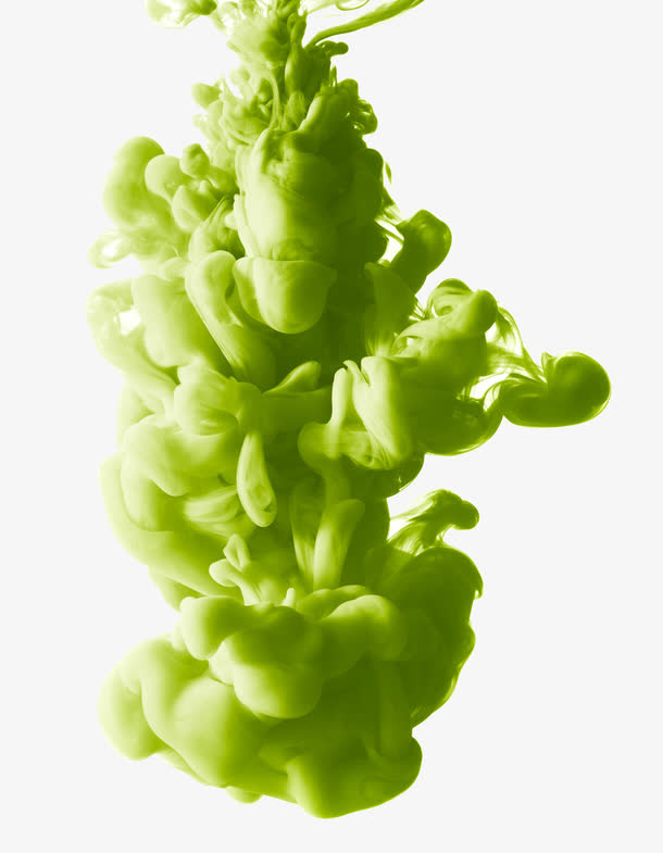 绿色烟雾免抠