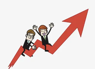 动画 股票指数 配图免抠