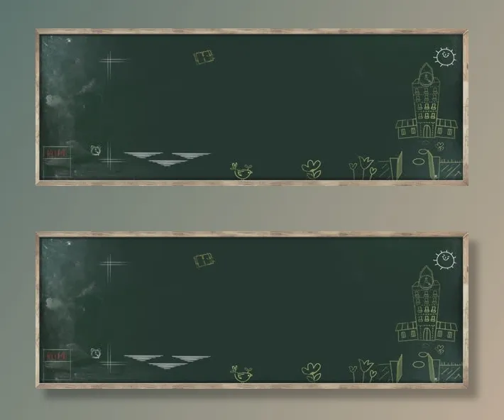 简洁黑板淘宝背景图免抠