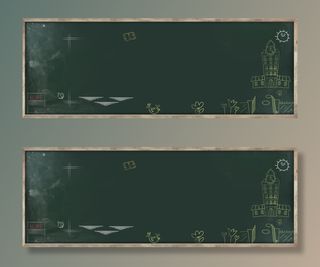 简洁黑板淘宝背景图免抠