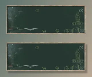 简洁黑板淘宝背景图免抠