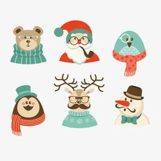 圣诞小图标免抠