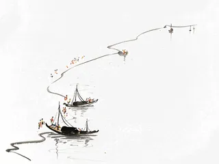 吴冠中的画4免抠