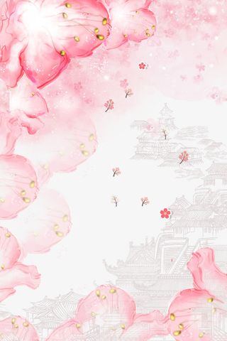 樱花底纹免抠