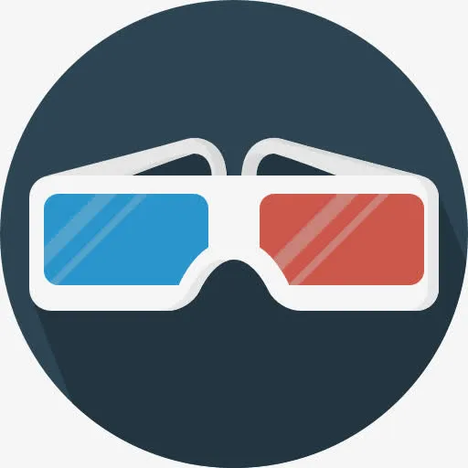 3D眼镜图标免抠
