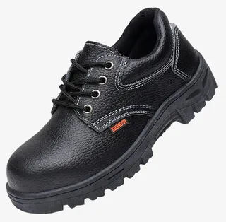 牛皮透气吸湿绝缘工作劳保鞋免抠