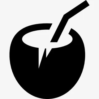 椰子稻草图标免抠