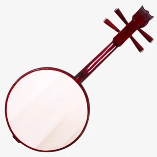 桦木中阮背面免抠