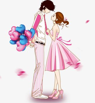 卡通情侣免抠