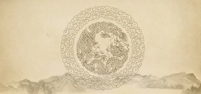 中国风水墨画古风海报背景高清