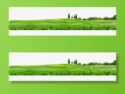 春季广阔绿色大草原免抠背景摄影风景元素