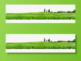 春季广阔绿色大草原免抠背景摄影风景元素