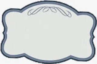 手绘蓝色标签价格免抠