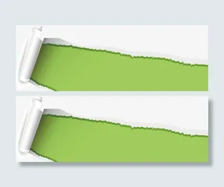 撕纸效果矢量素材免抠