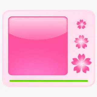 日本樱花透明标志图标免抠