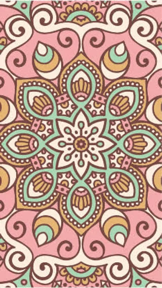 古典花纹花纹插画背景