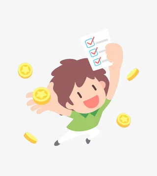 新手升级金币免抠