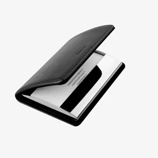 真皮名片盒名片册名片夹实物免抠免抠