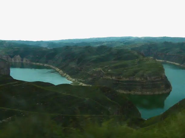 山西老牛湾风景区免抠