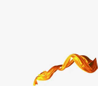 金色绸缎素材免抠