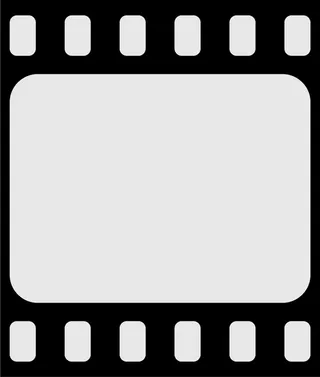 黑色简约电影胶卷免抠