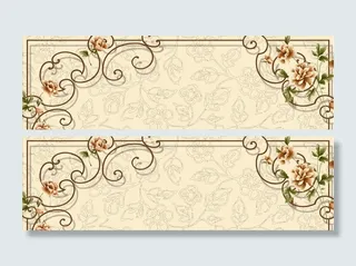 边框线条简约背景高清