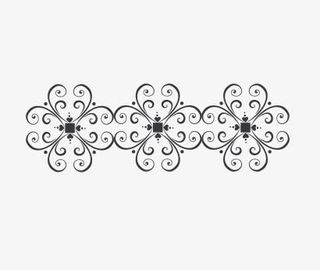 欧式底纹花纹边框免抠